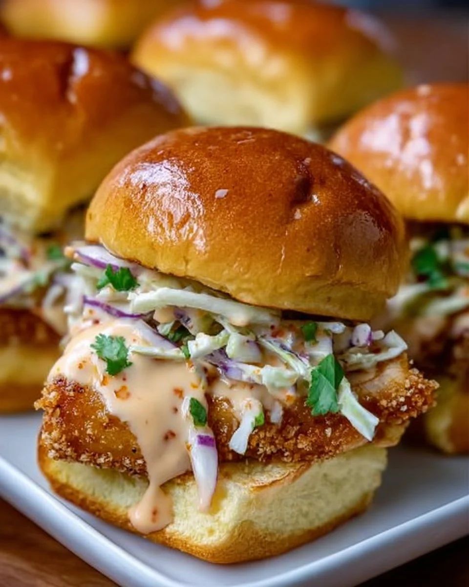 Bang Bang Chicken Sliders Recipe