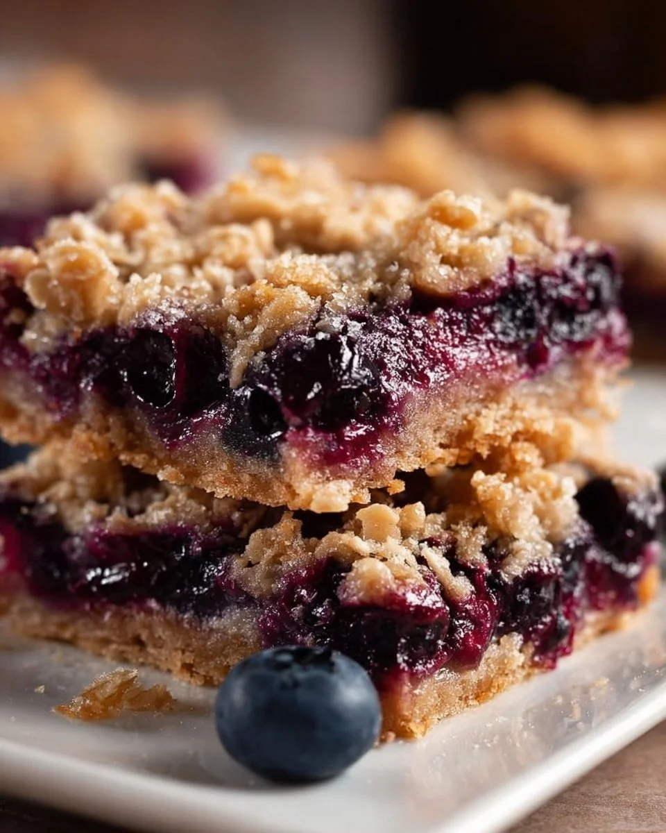 Blueberry Oatmeal Bars