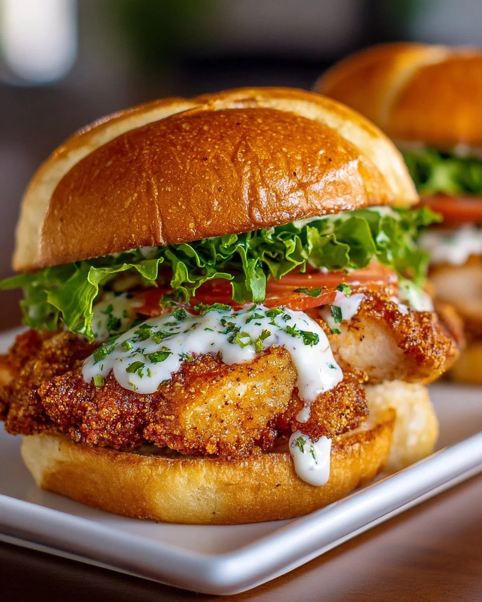Cajun Crispy Chicken Sandwich with Garlic Aioli: Irresistibly Juicy!