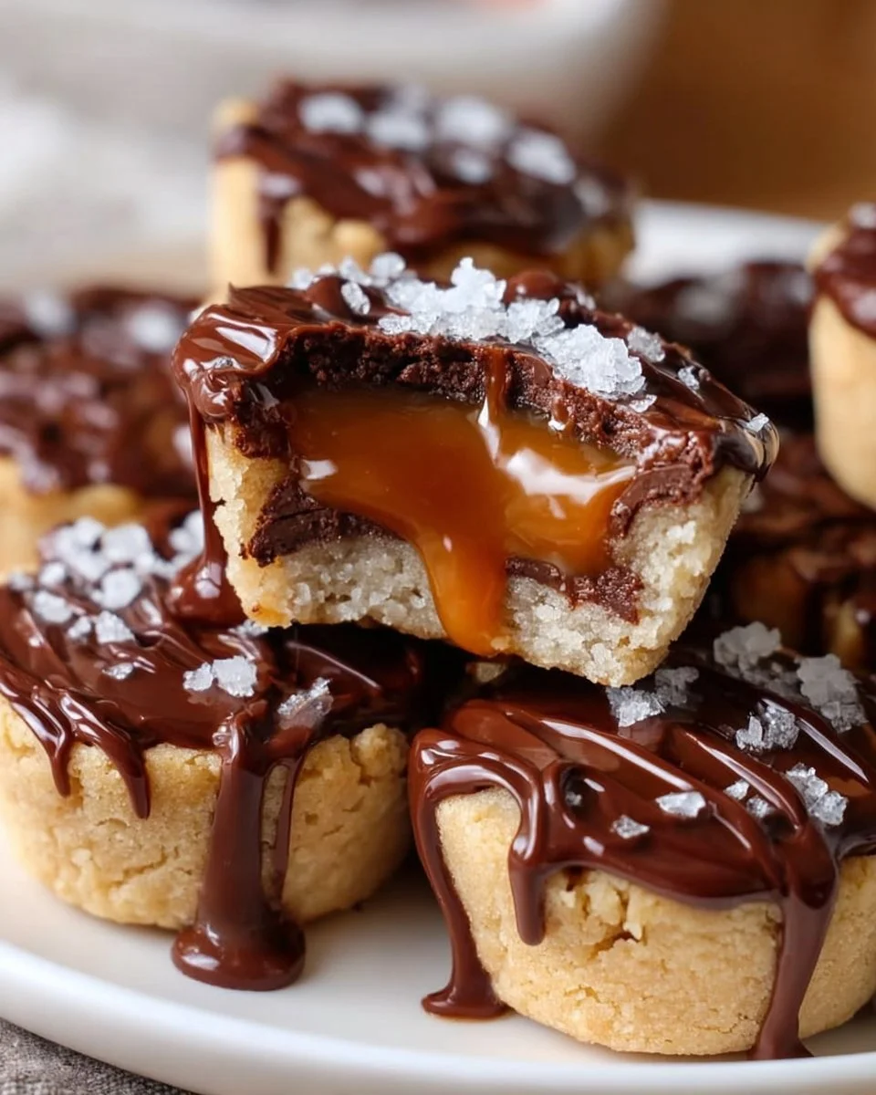 Caramel Chocolate Cookie Cups