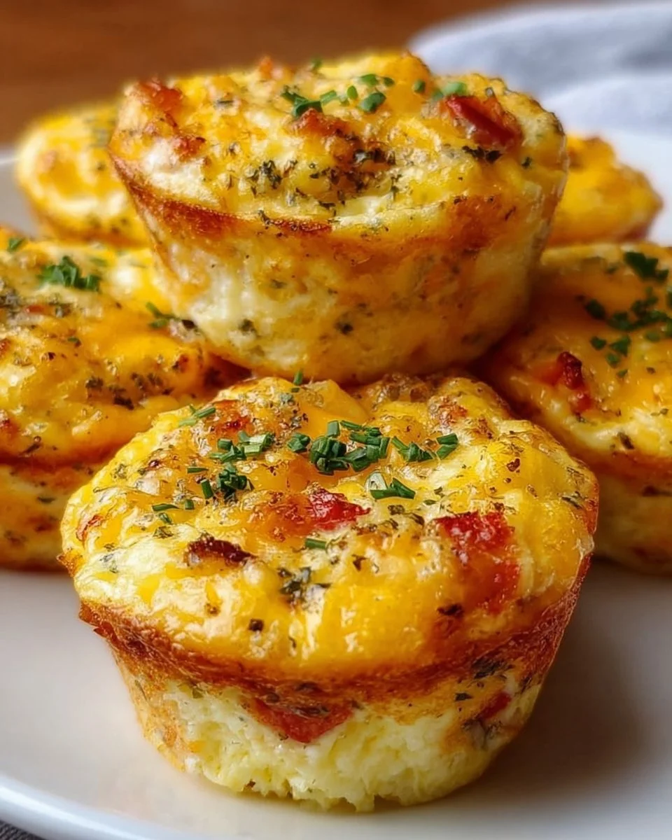 Cheesy Muffin Tin Cottage Cheese Egg Bites