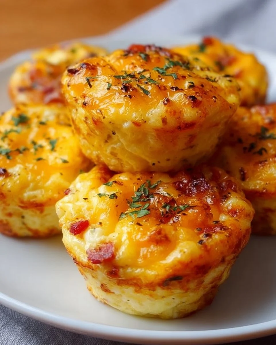 Cheesy Muffin Tin Cottage Cheese Egg Bites