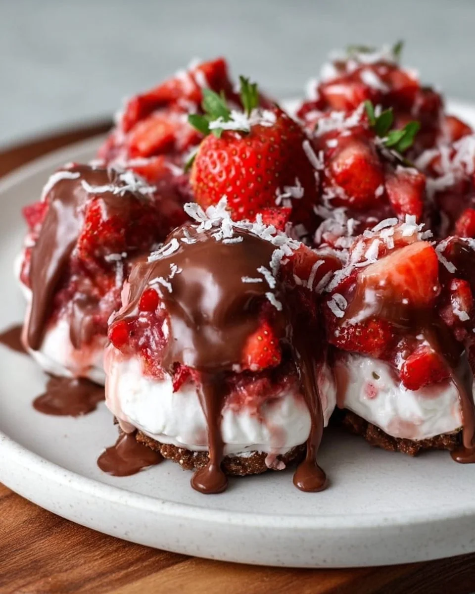 Chocolate Strawberry Yogurt
