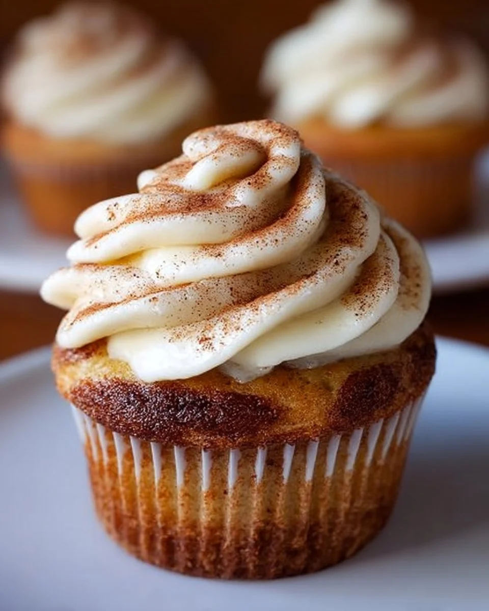 Cinnamon Roll Cupcakes