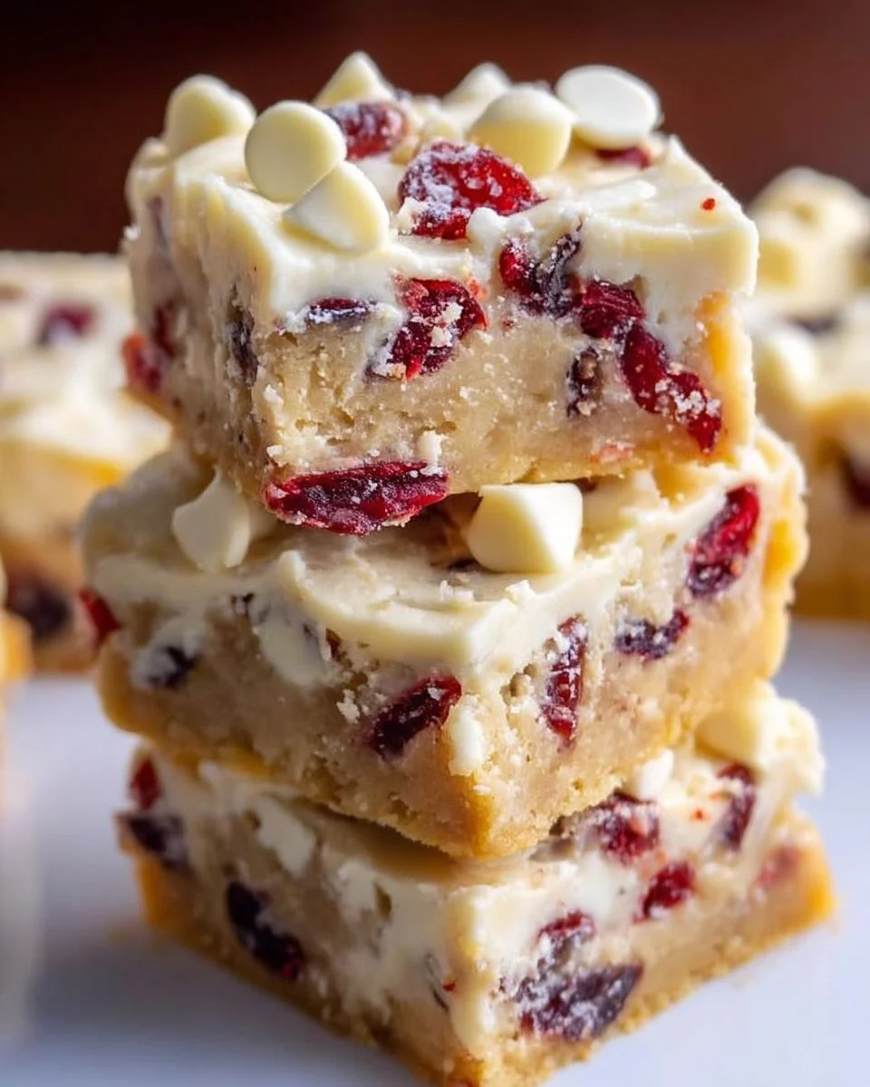 Cranberry Bliss Bars