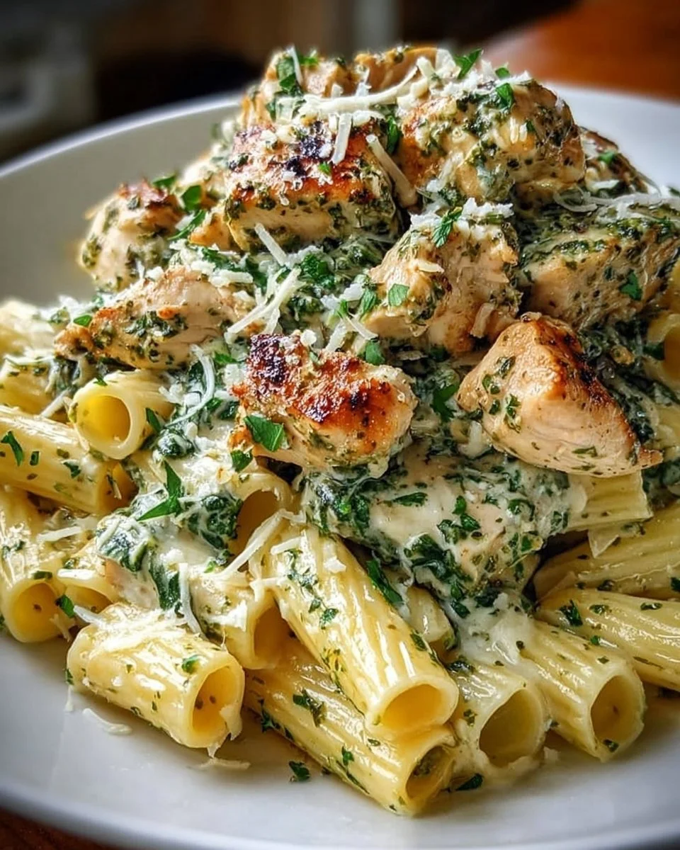 Creamy Pesto Chicken Pasta
