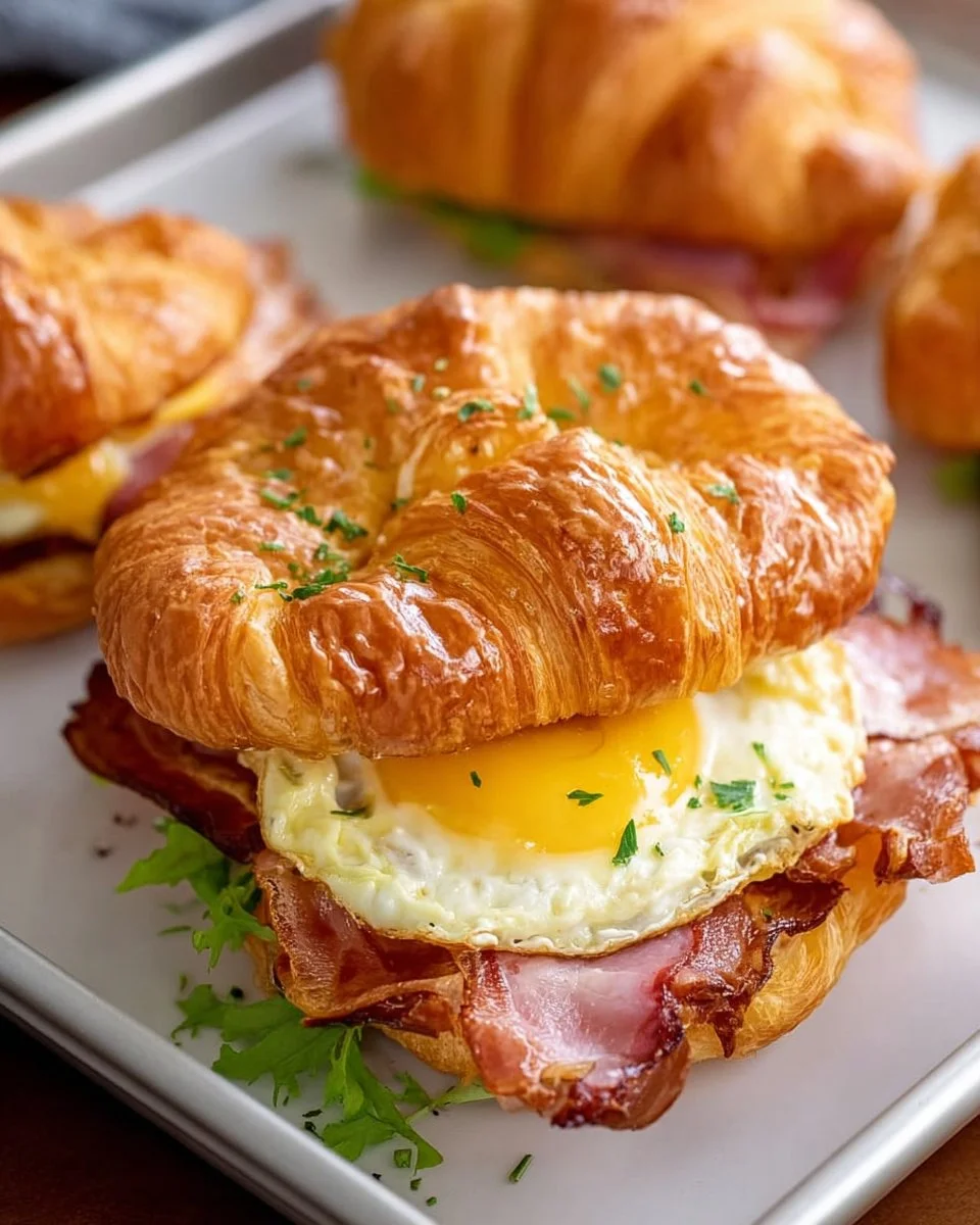 Croissant Breakfast Sandwiches