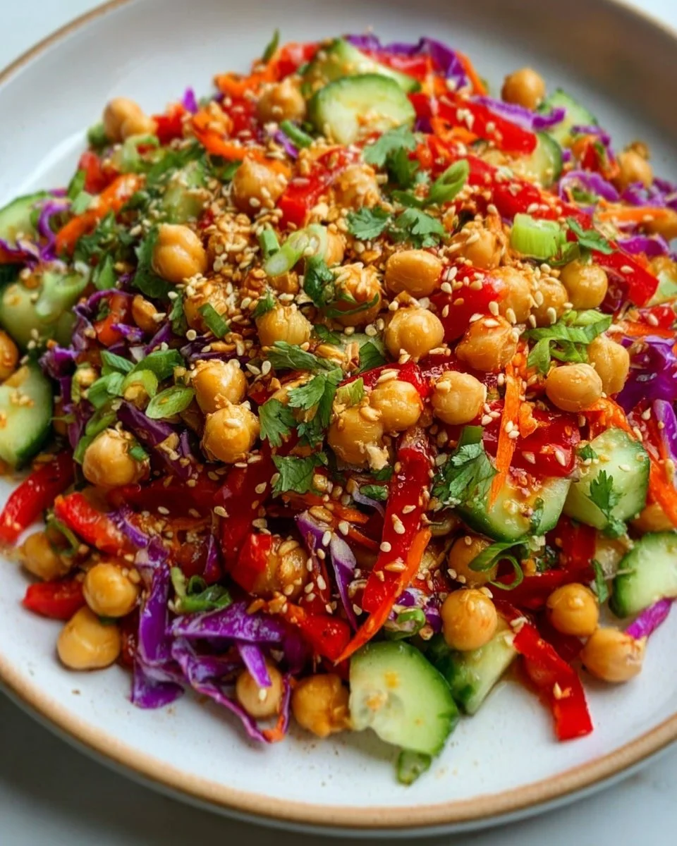 Crunchy Thai Chickpea Salad