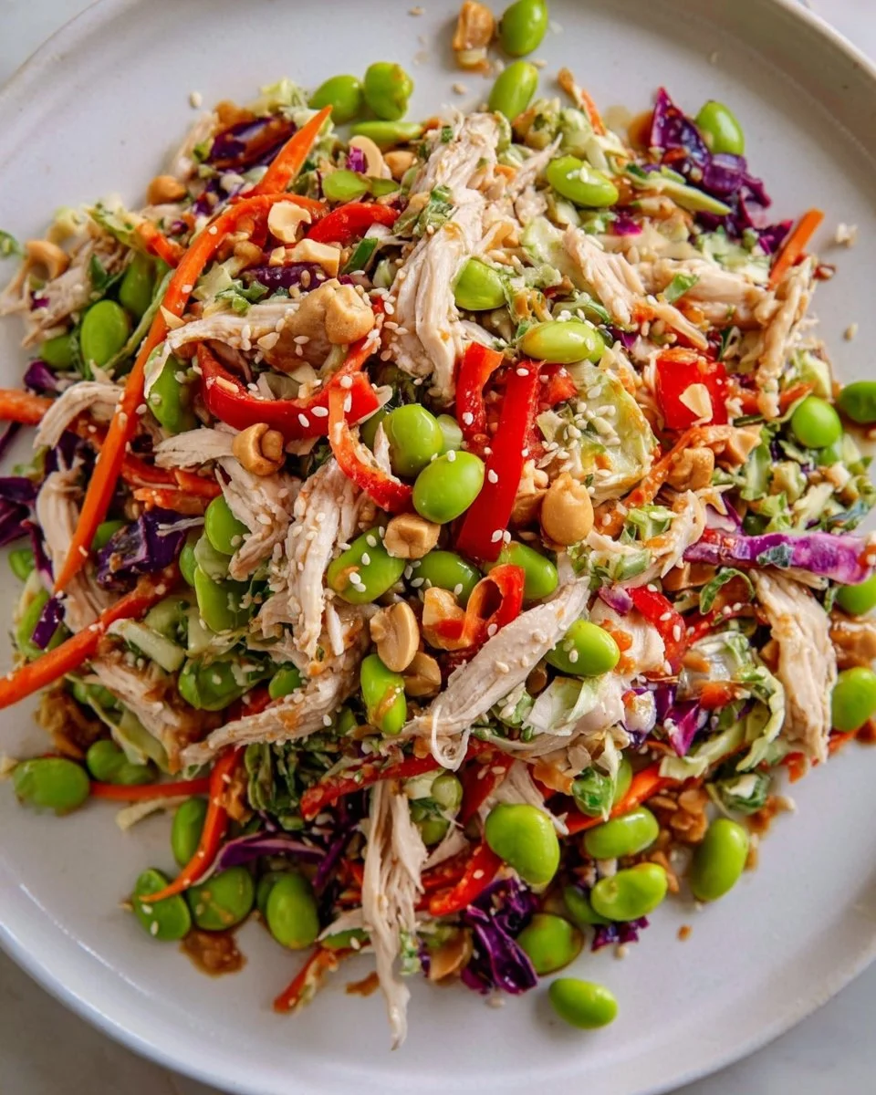 Edamame Crunch Chicken Salad