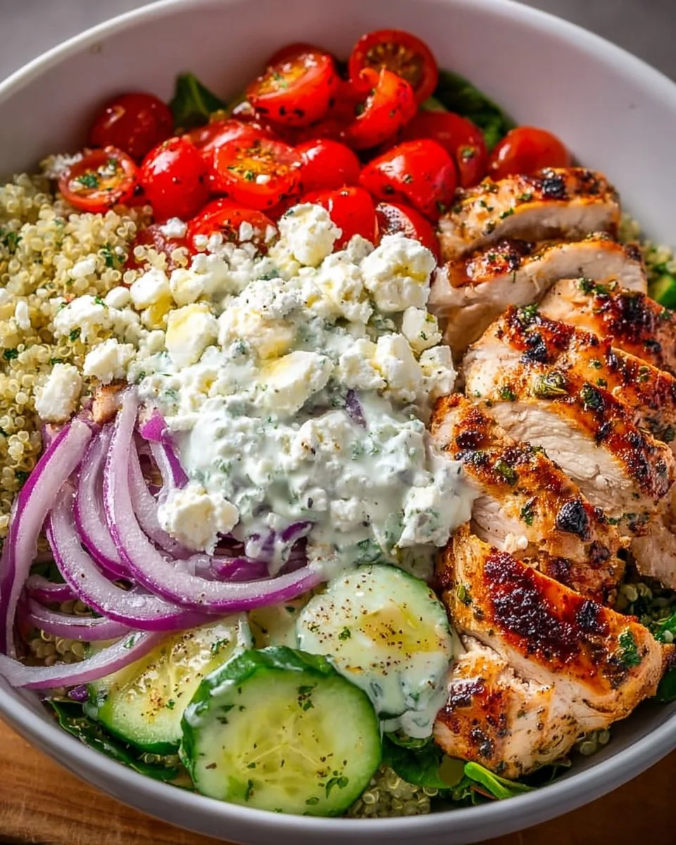 Greek Chicken Bowls