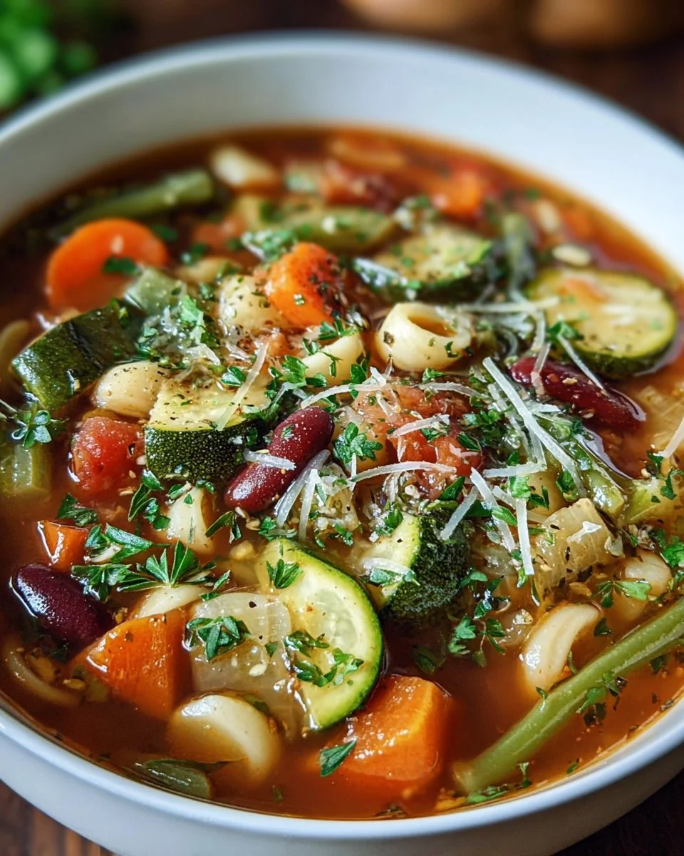 Hearty Italian Minestrone Soup