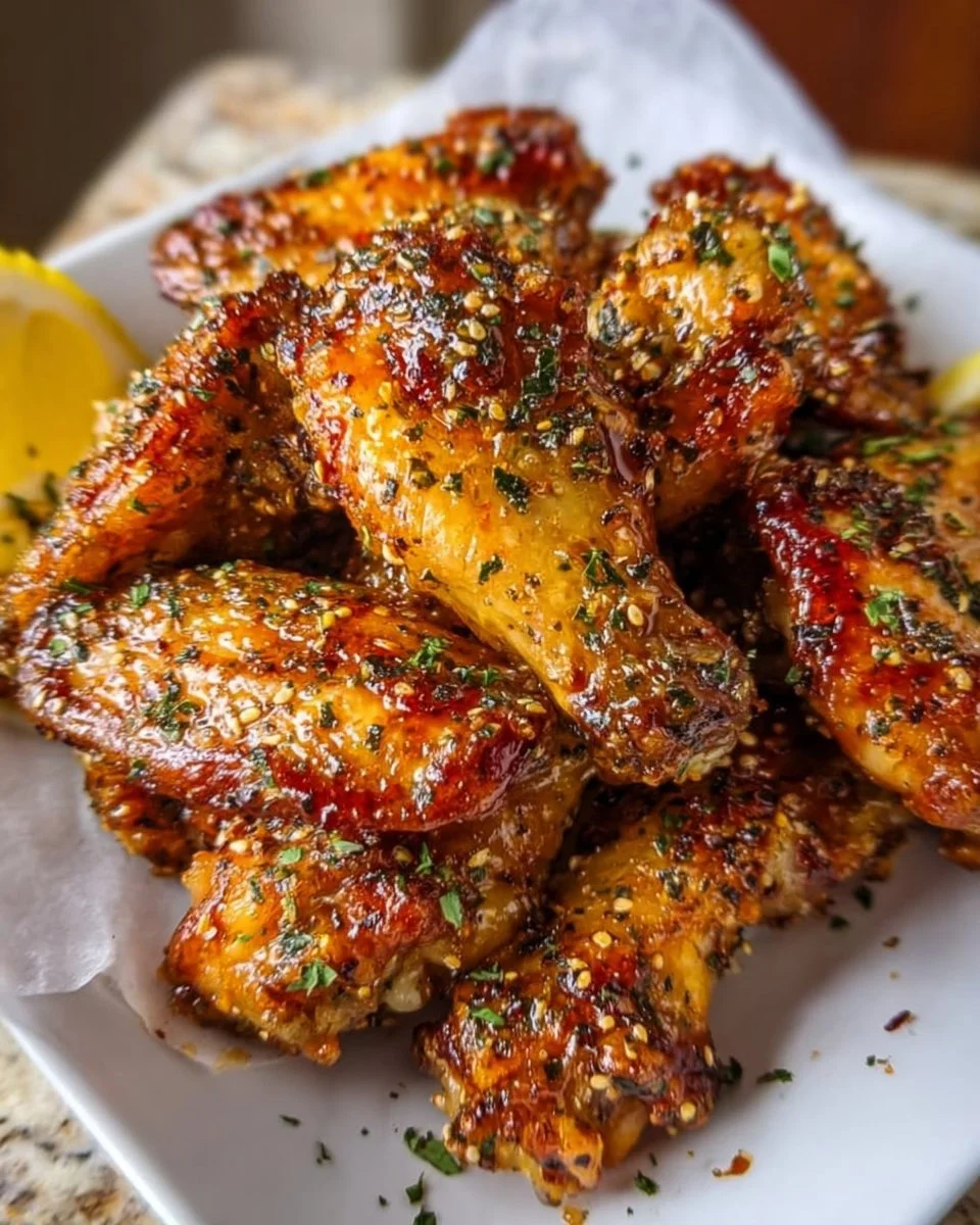 Honey Lemon Pepper Wings