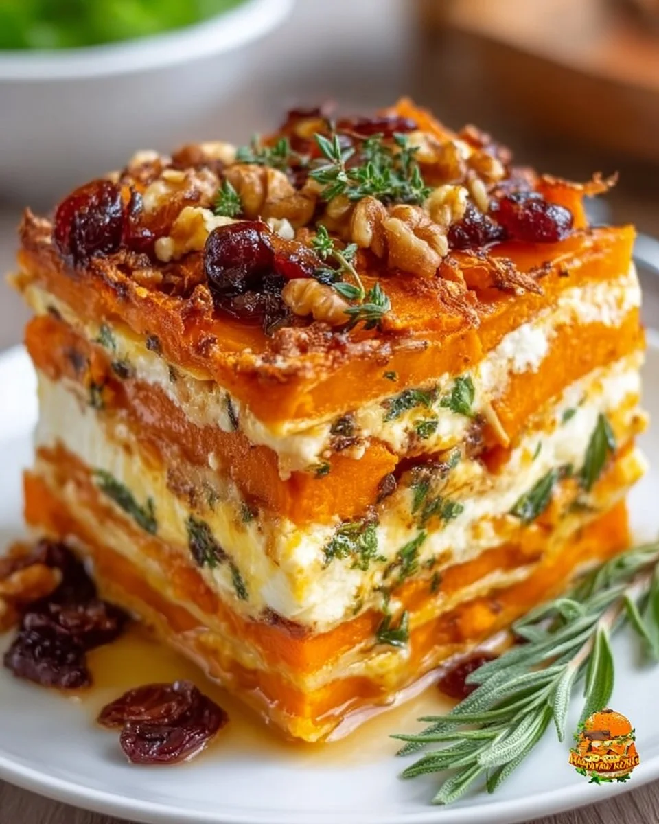 Layered Sweet Potato Butternut Squash Carrot Lasagna Recipe Delight