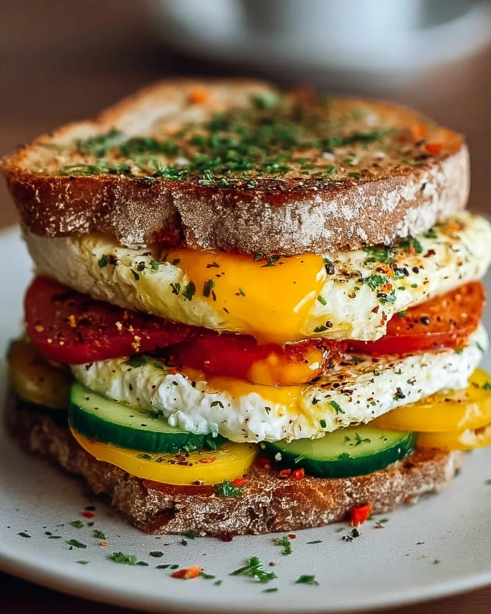Mediterranean Breakfast Sandwich