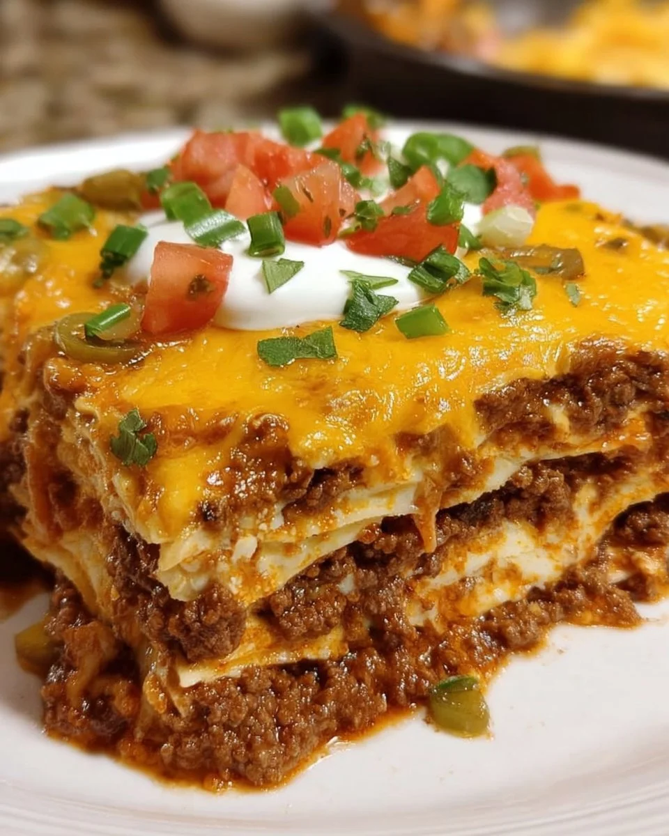 Mexican Lasagna Taco Beef