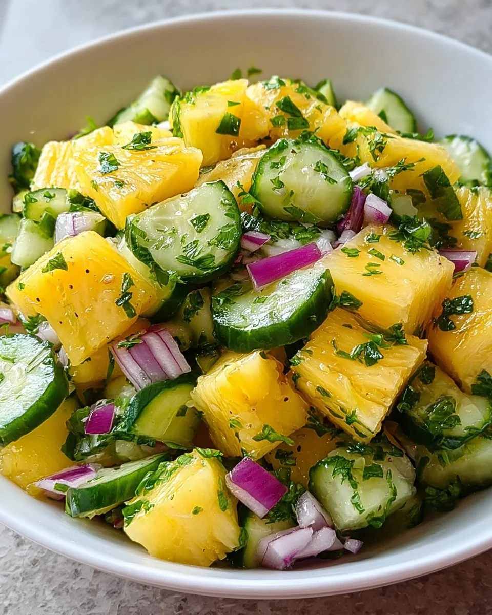 Pineapple Cucumber Salad
