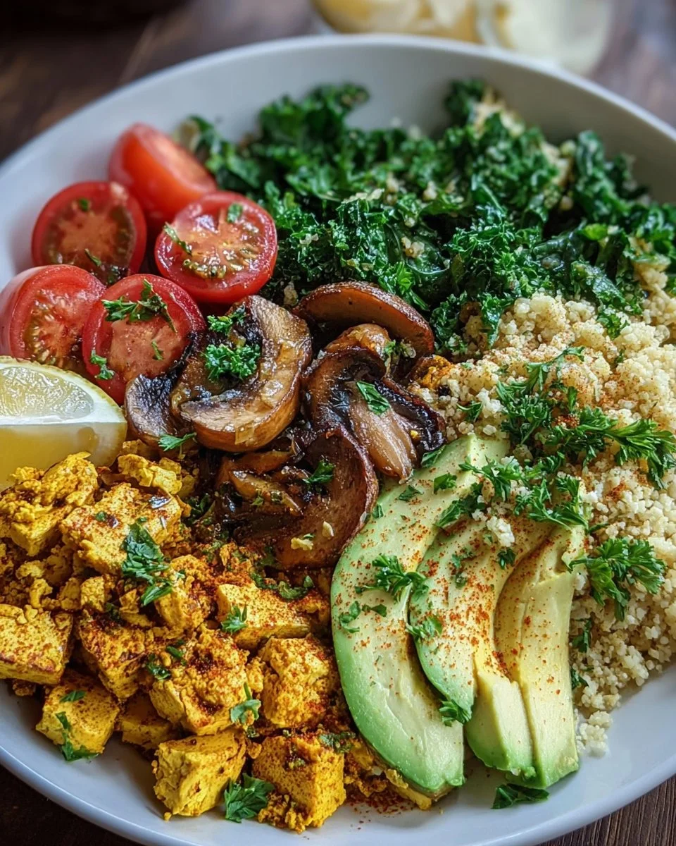 Scrambled Tofu Breakfast Bowl