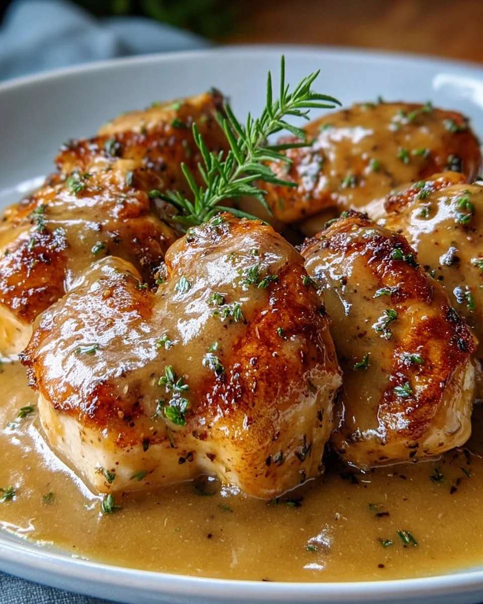 Slow Cooker Honey Mustard Chicken