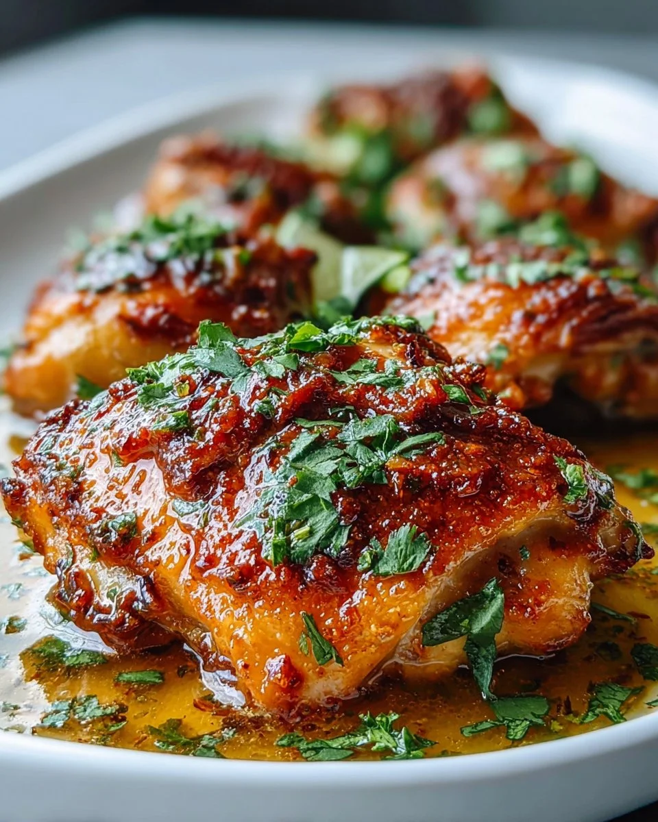 Spicy Tangy Baked Chicken