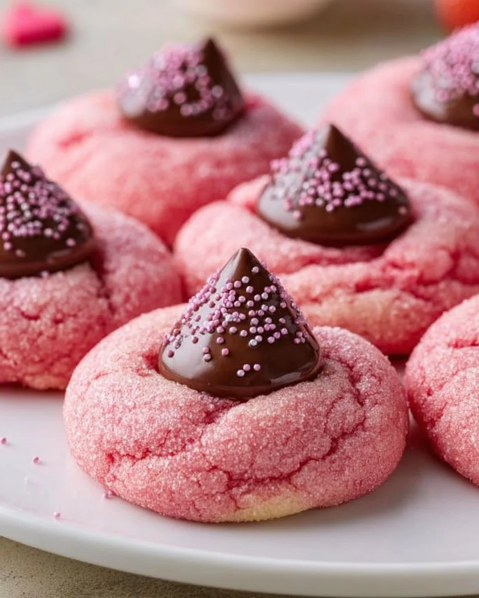 Strawberry Kiss Cookies