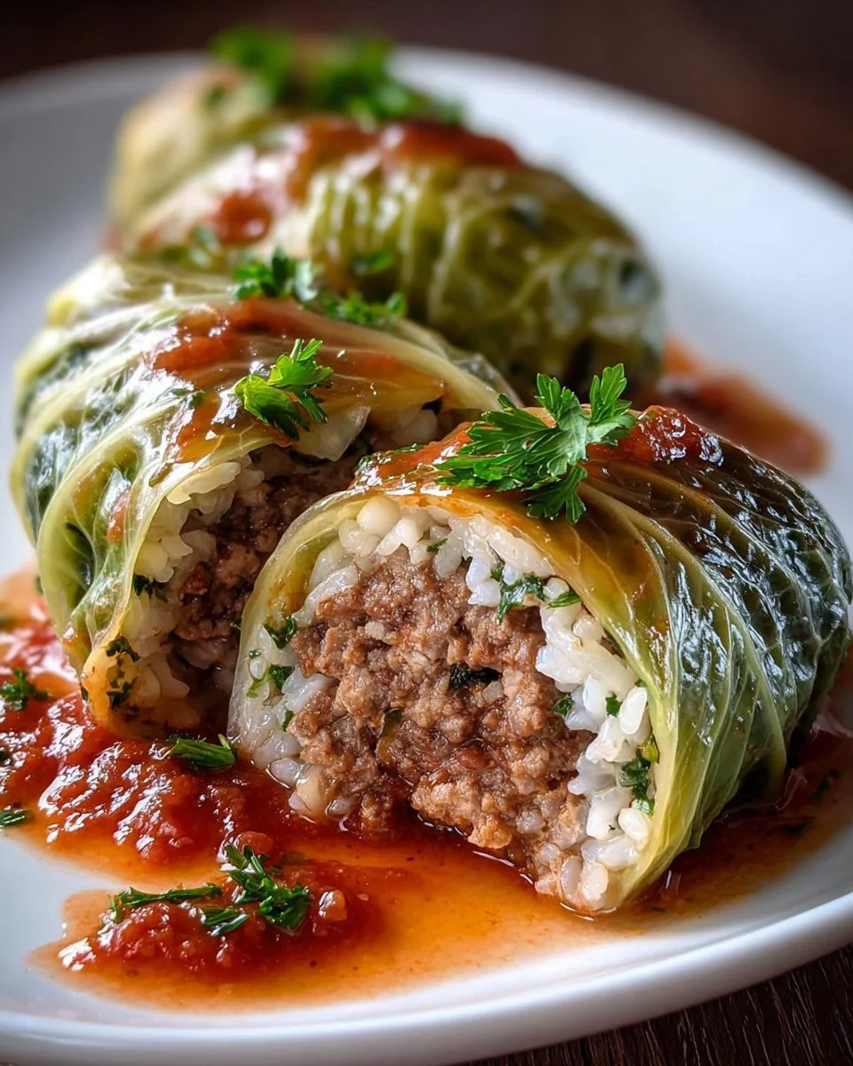 Tender Stuffed Cabbage Rolls