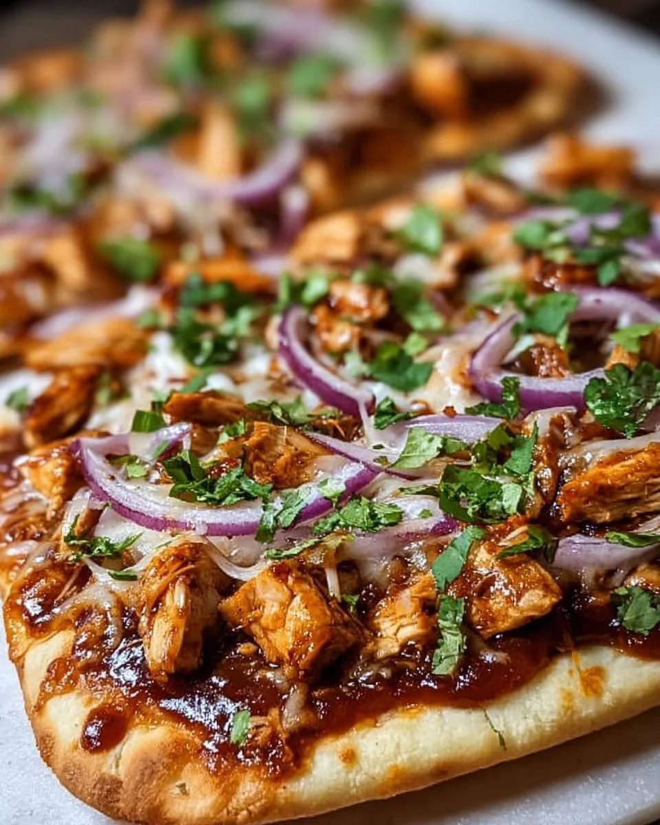 BBQ Chicken Flatbread Pizza: A Flavorful Delight Awaits!