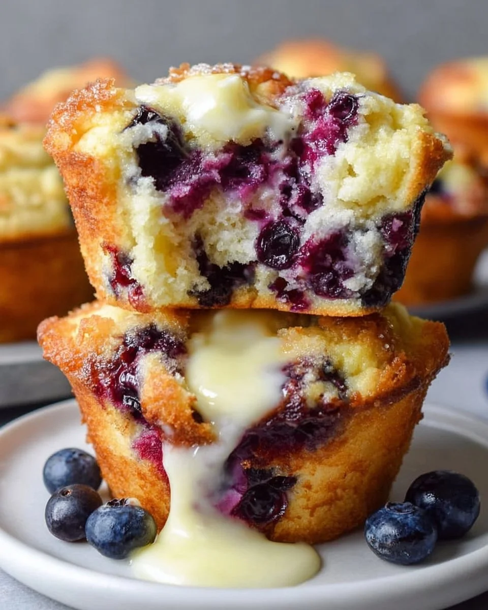 Blueberry Cream Cheese Muffins