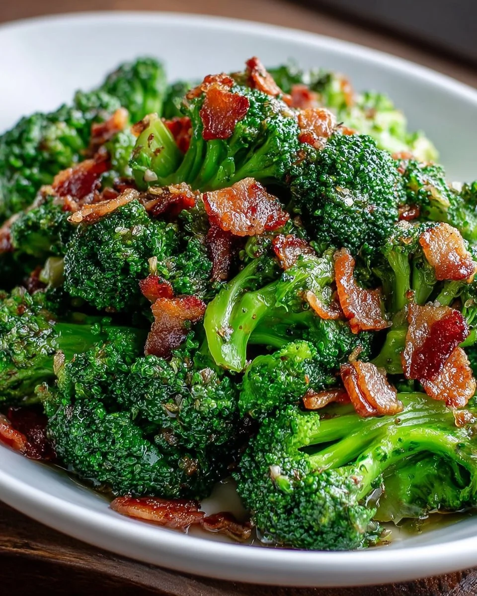 Broccoli Garlic Sauce Bacon