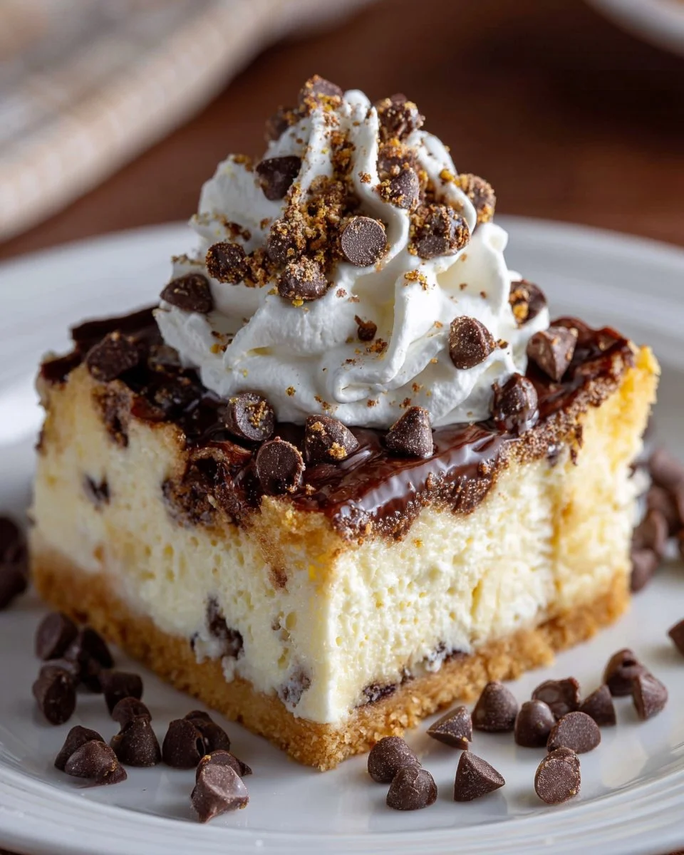Cannoli Cheesecake Bars
