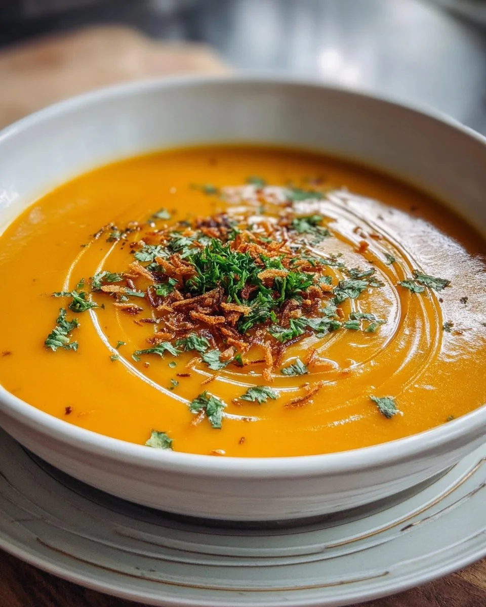 Carrot and Coconut Soup