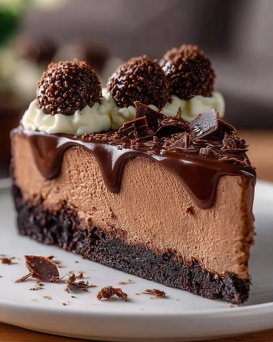 Chocolate Fudge Truffle Cheesecake