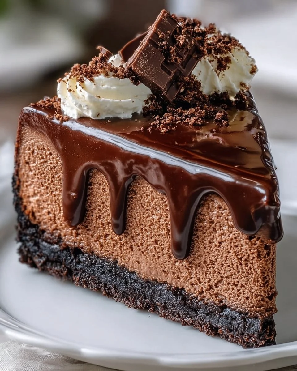 Chocolate Fudge Truffle Cheesecake