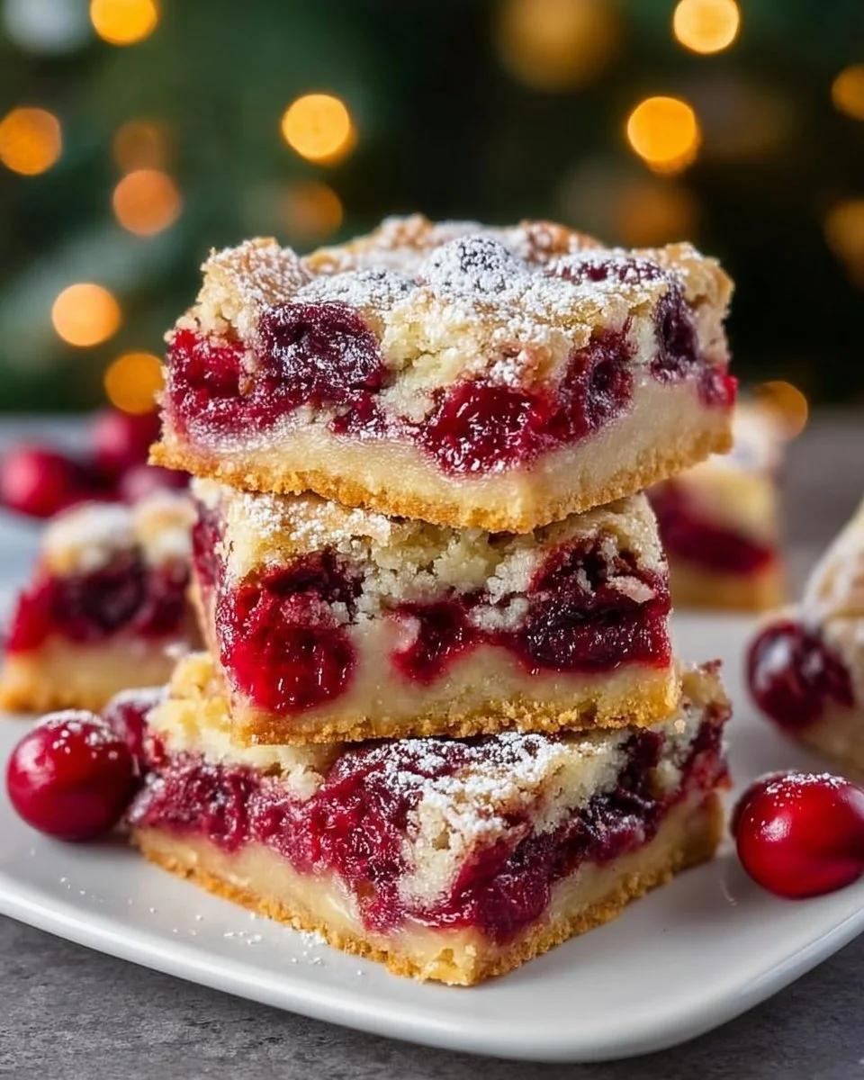 Christmas Cherry Bars