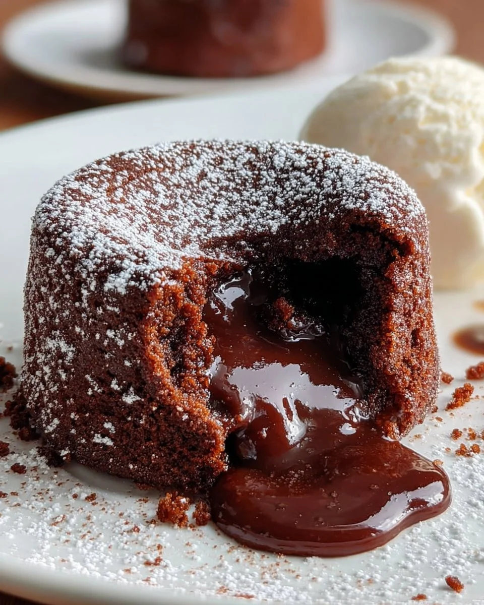 Cinnamon spiced chocolate lava cakes that delight!