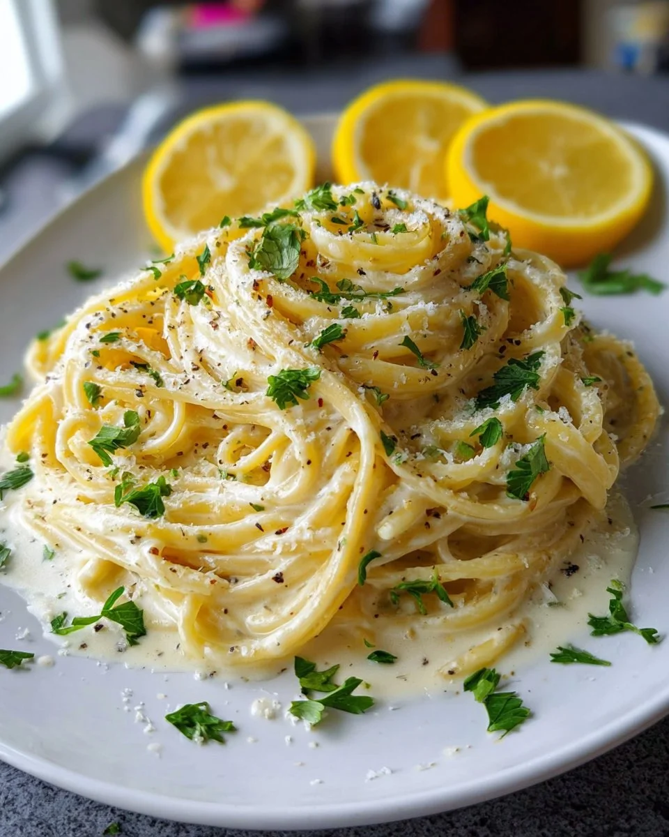 Creamy Roast Garlic and Lemon Pasta Sauce