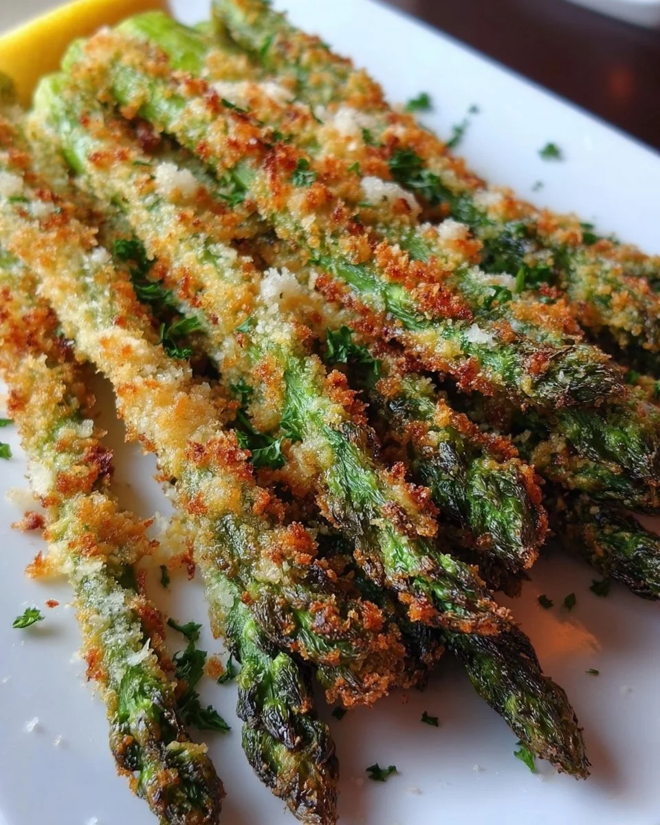 Crispy Asparagus Asiago Spears
