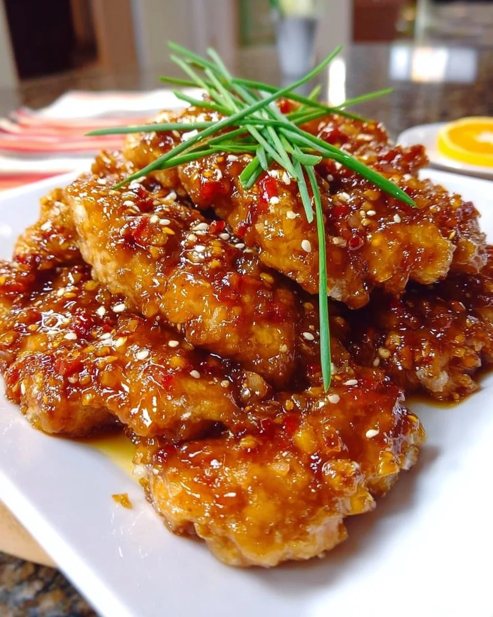 Double Crunch Orange Chicken – super crunchy and flavorful!