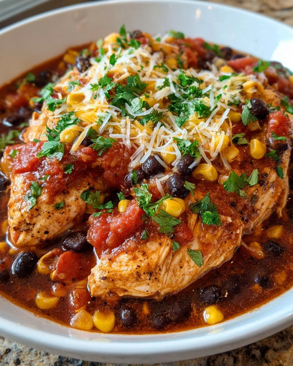 Easy Salsa Chicken Crock Pot