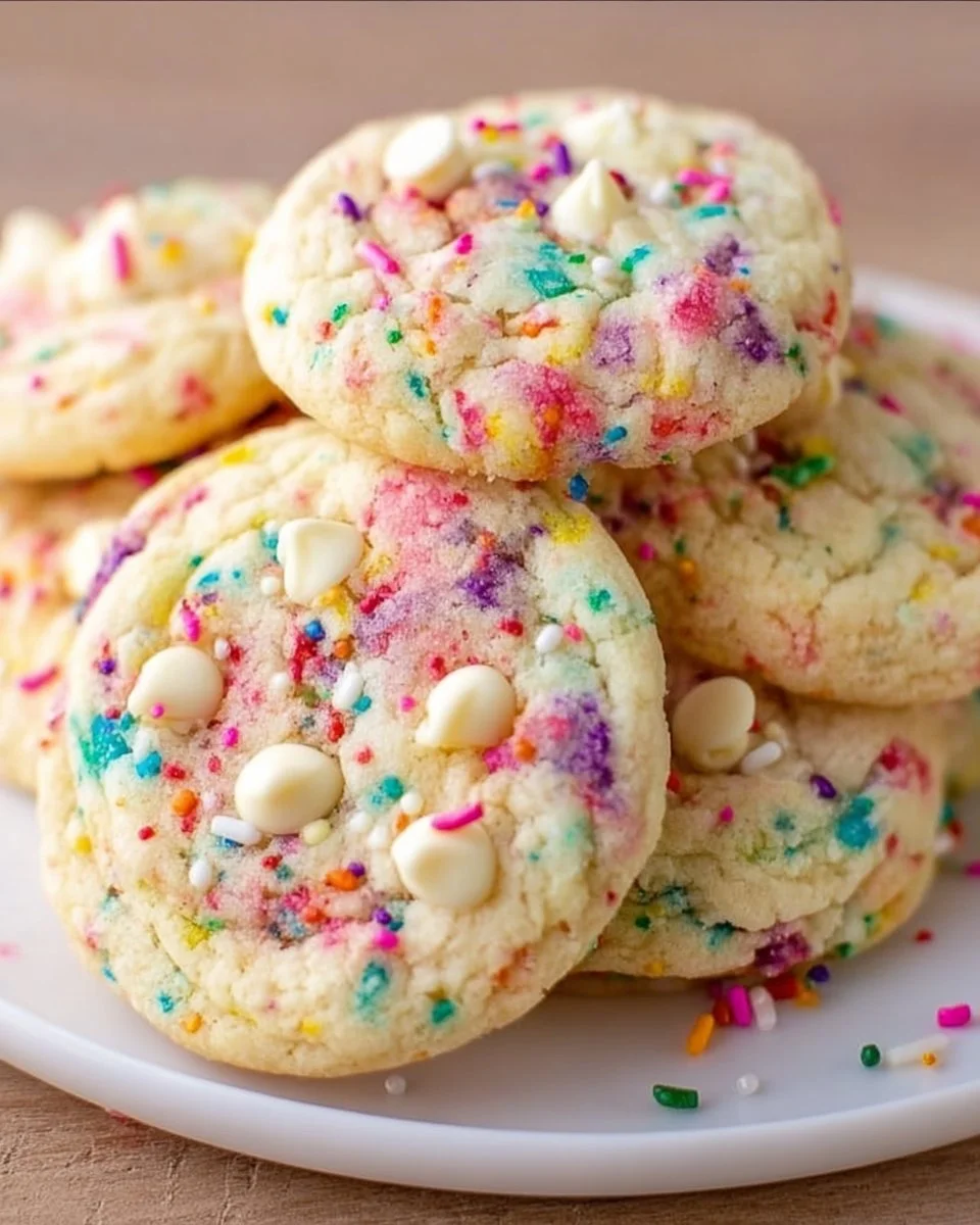 Funfetti Cake Mix Cookies