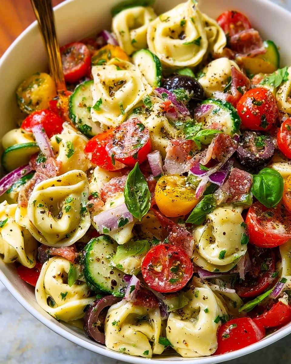 Italian Tortellini Pasta Salad