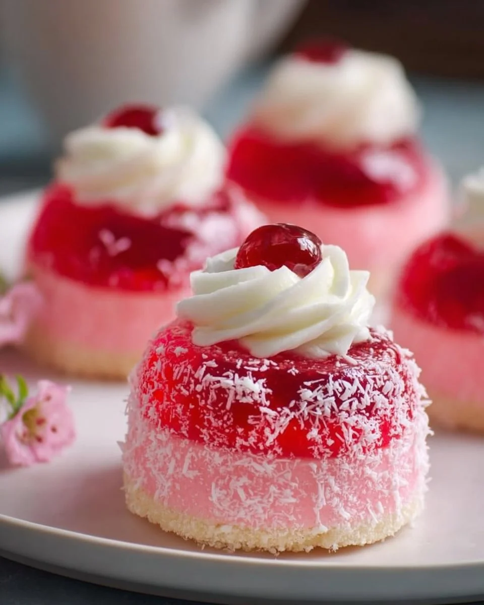 Old-Fashioned Pink Jelly Cakes