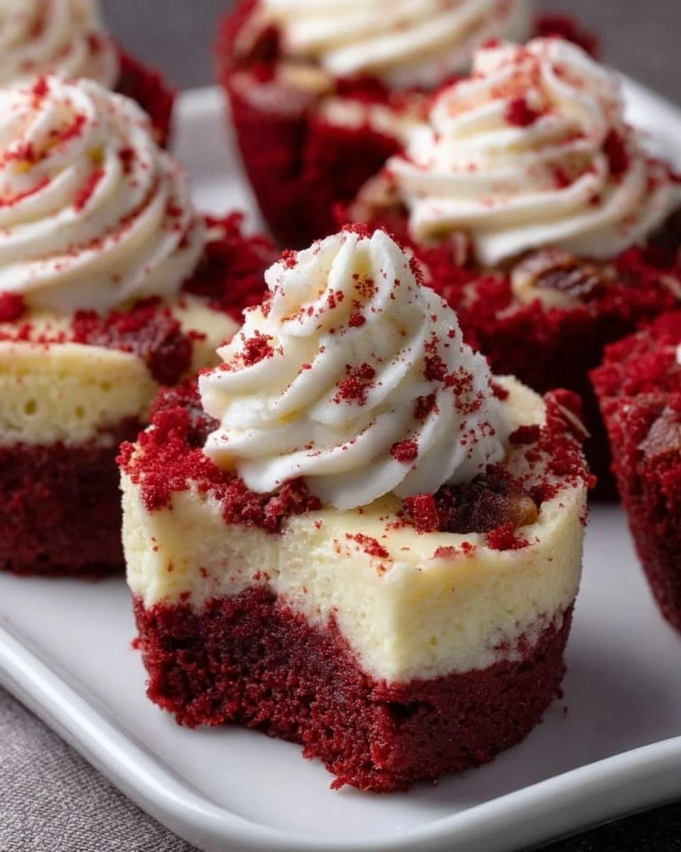 Red Velvet Cheesecake Bites