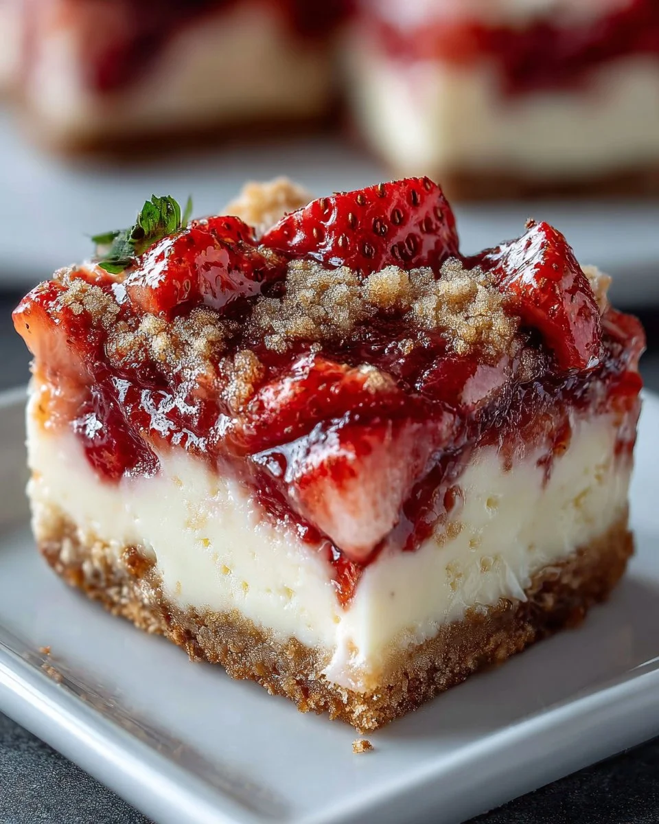Strawberry Cheesecake Bars