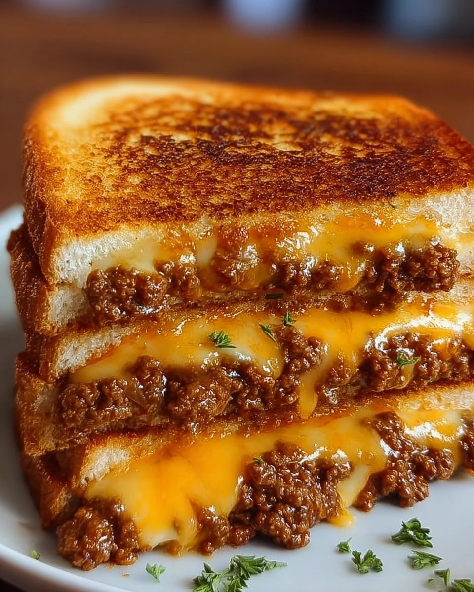 Ultimate Cheesy Ground Beef Melt