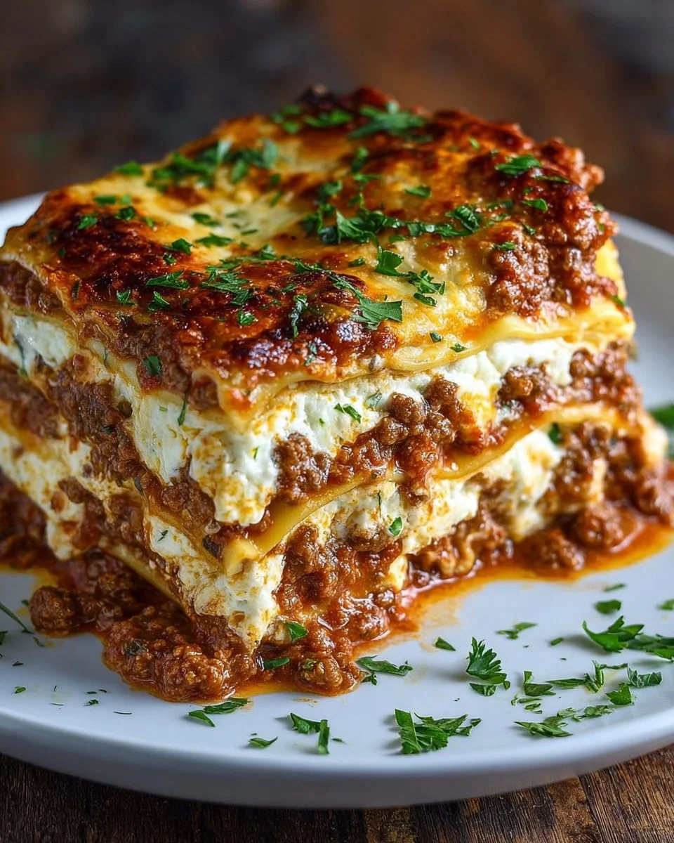 Ultimate Million Dollar Creamy Beef Lasagna