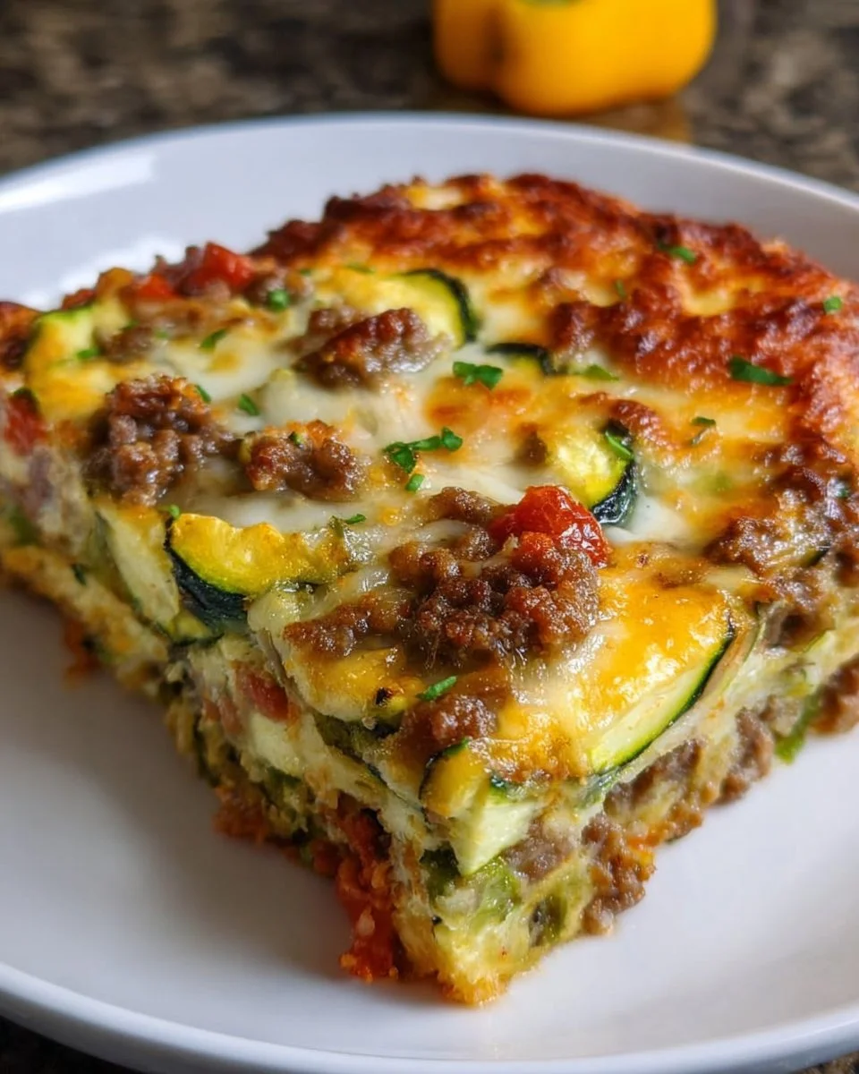 Zucchini Pizza Casserole
