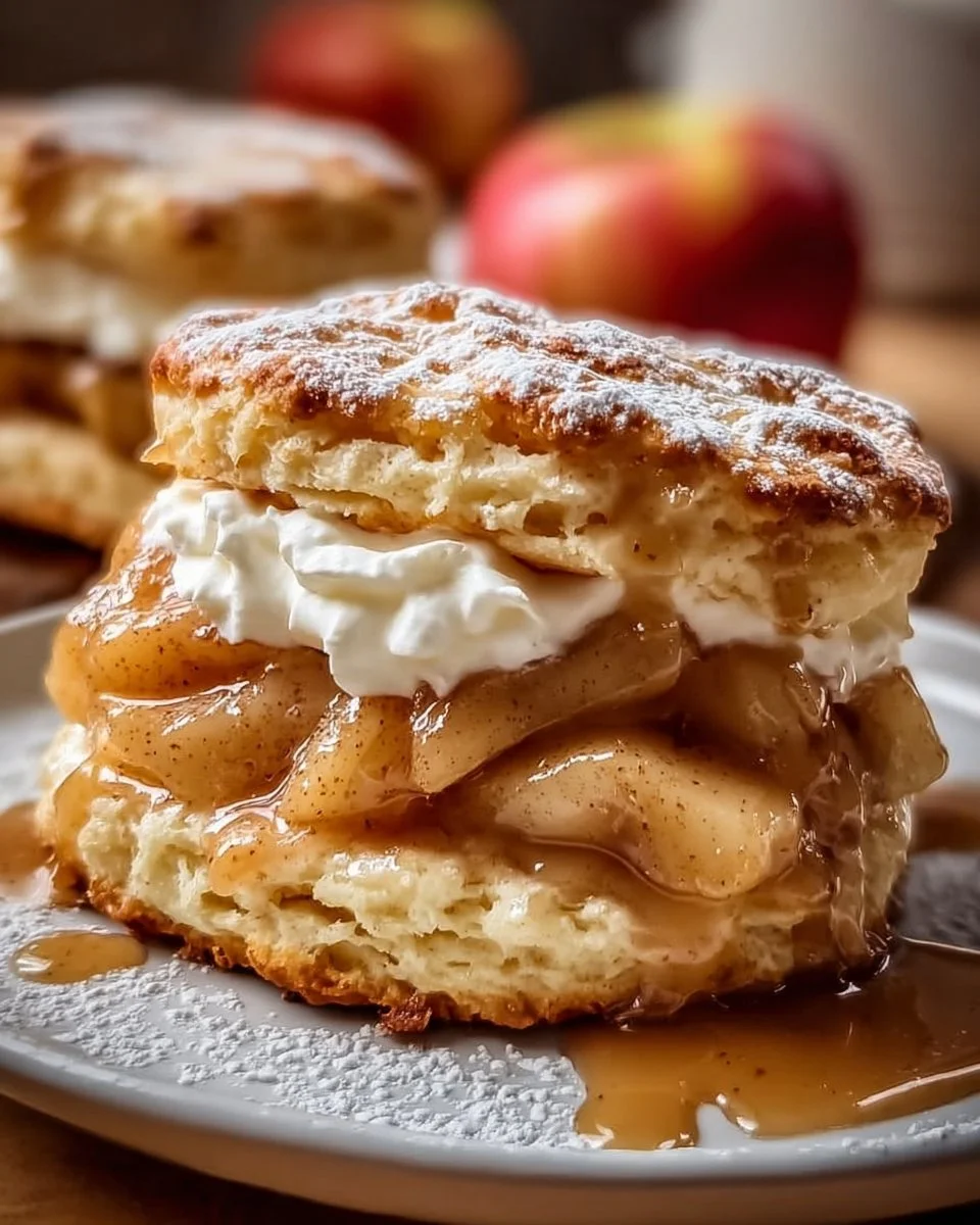 Apple Pie Biscuit Sandwiches