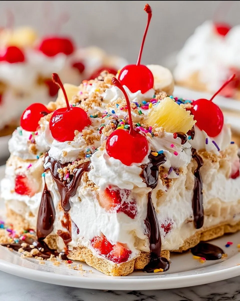 Banana Split Dessert