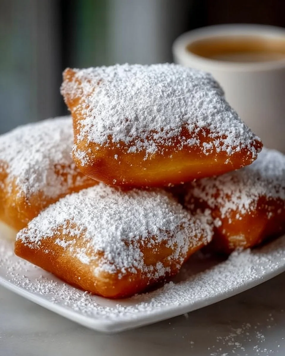 Bring the flavors of New Orleans to your kitchen with Classic New Orleans Beignets ✨🍩. These light, fluffy fried pastries ar… | Beignet recipe, Recipes, Yummy food