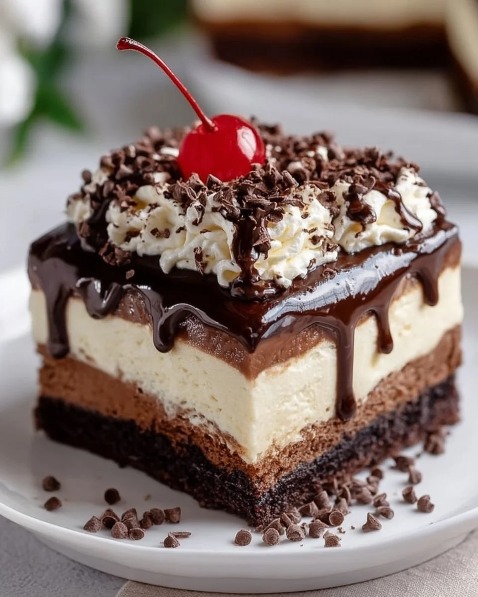 Brownie Sundae Cheesecake Dessert Recipe